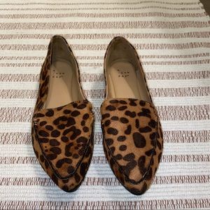 cheetah loafers